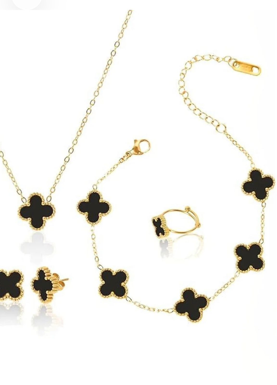 Modfuse Royal Clover Black & Gold Set