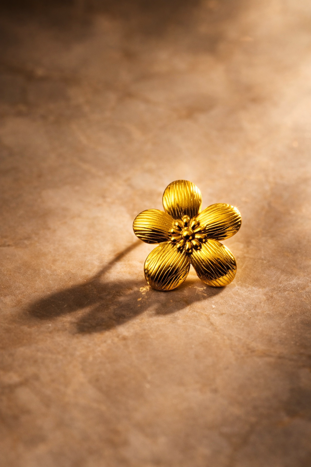 Golden Bloom Stud Earrings