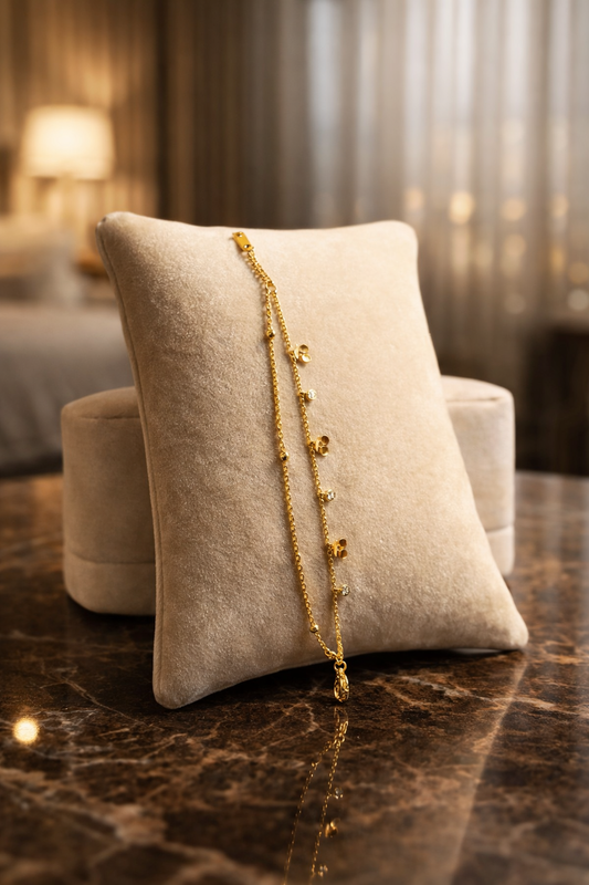 Modfuse Flora Grace Double Chain Bracelet